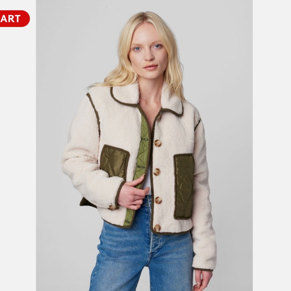 Blanknyc Anthropologie Cloud Forest Sherpa Jacket